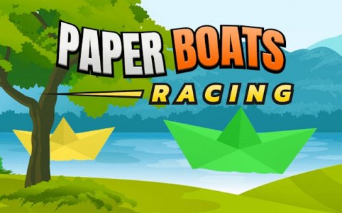 Paper Boats Racing: Top-Down Arcade Game