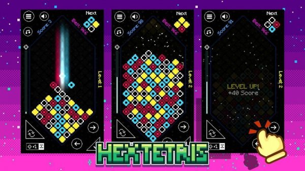 Hextetris: Hexagon Puzzle Game