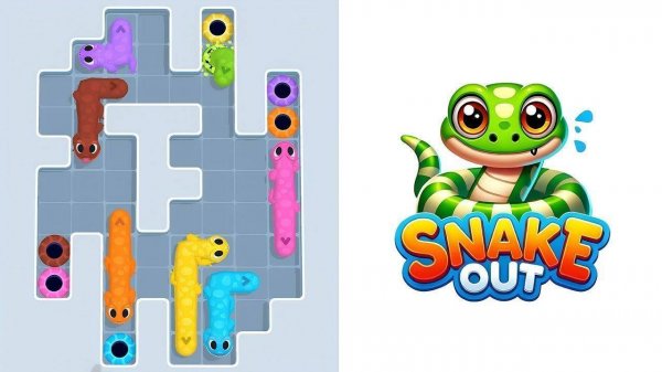 Snake Out Puzzle Adventure Game Online Puzzle Game