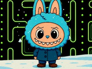 Winter Labubu Maze Adventure