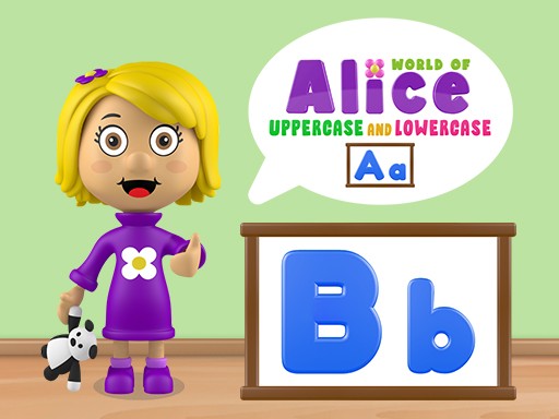 World of Alice Uppercase and Lowercase Educational Game