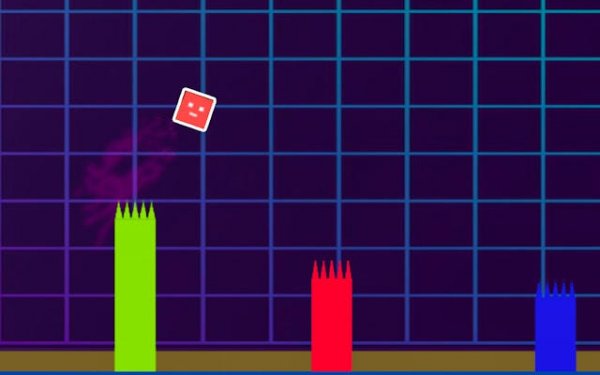 Geometry Dash Neon Rush - Rhythm Platformer Game