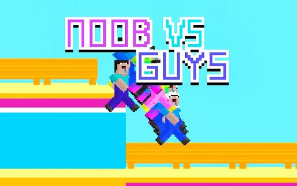 Noob vs Guys: Running Race