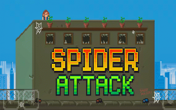 Spider Attack Defense Game