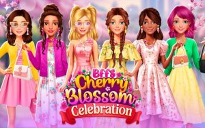 BFFs Cherry Blossom Celebration Dress Up Online Game - Dress Up Game