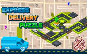 Express Delivery Puzzle - Road Slide Challenge Online Game