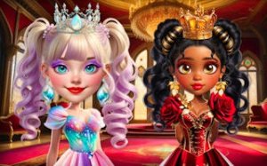 Gemstone Glam Princess Styling Game