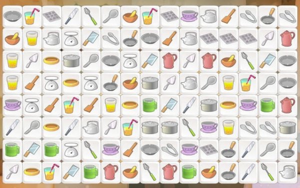 Kitchen Mahjong Classic: Online Tile Matching Puzzle Game