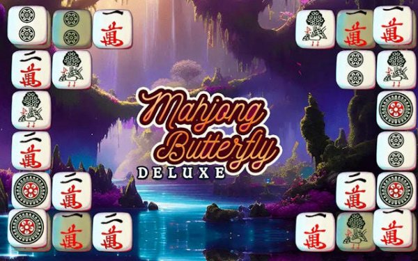 Mahjong Butterflies Deluxe Online Puzzle Game