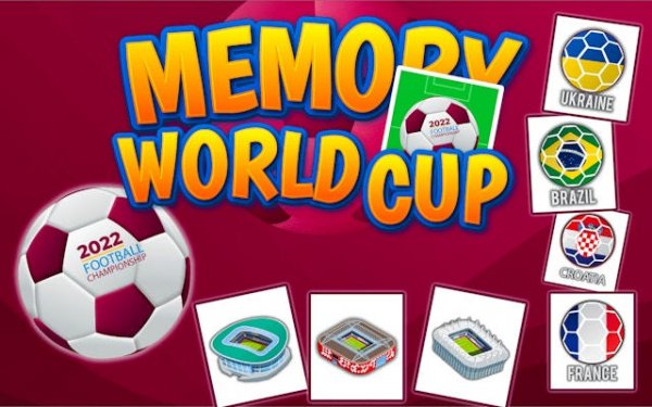 Memory World Cup: Qatar 2022 Sticker Album Game