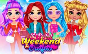 My Perfect Weekend Outfits: Rainbow Girls Fashion Dress-Up Online Game - Dress Up Game