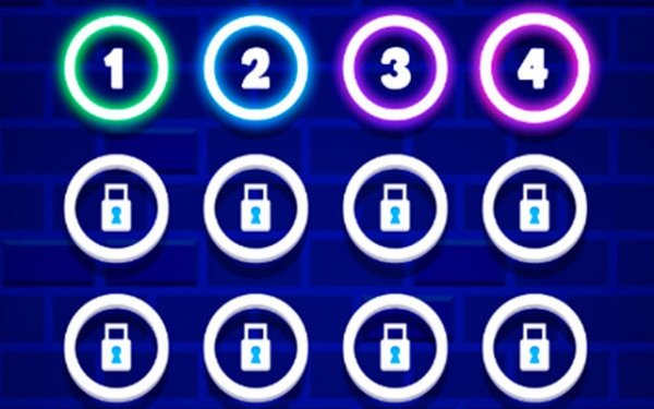 Neon Star Bricks: Neon Arcade Brick Breaker