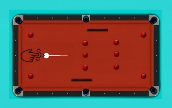 Red Ball Pool Game
