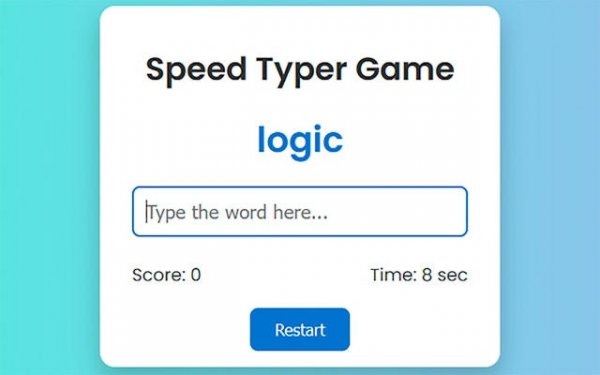 Speed Typer Challenge