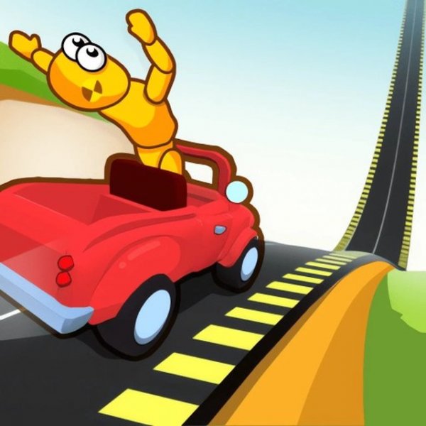 Downhill Car Ride: Crash Test Online Game