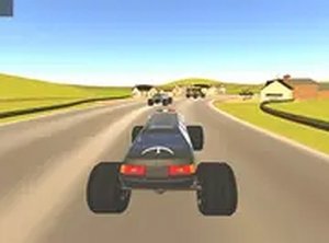 Police vs Bandits Monster Truck Racing Online Game