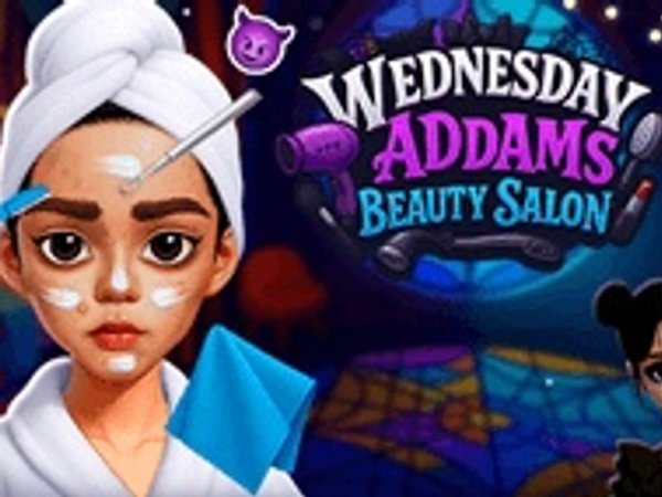 Wednesday Addams Beauty Salon Online Game - Dress Up Game