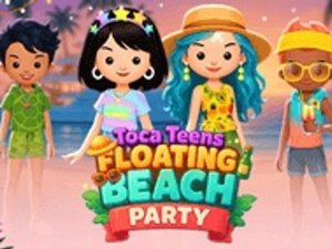 Toca Teens Floating Beach Party Dress-Up Online Game
