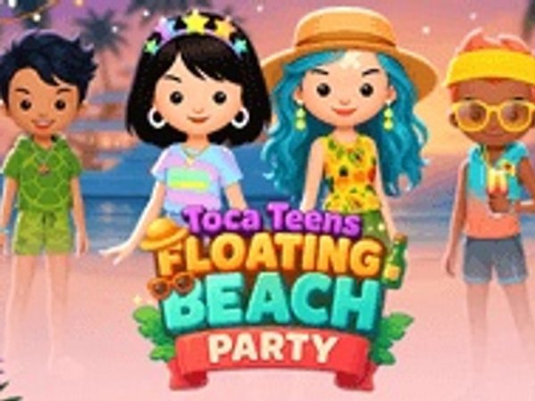 Toca Teens Floating Beach Party Dress-Up Online Game