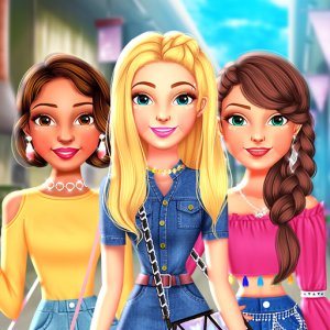BFFs Trendy Squad Fashion Dress Up Game Online Dress Up Game