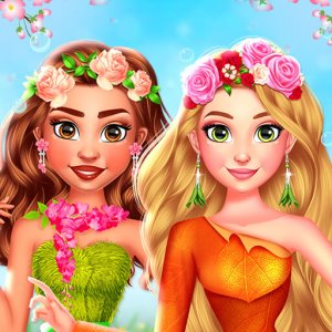 BFFs Flowers Inspired Fashion Dress Up Game Online Fashion Game
