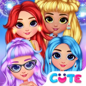Rainbow Girls NYE Fashion Makeup Online Dress Up Game