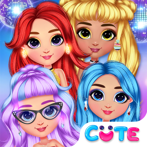 Rainbow Girls NYE Fashion Makeup Online Dress Up Game