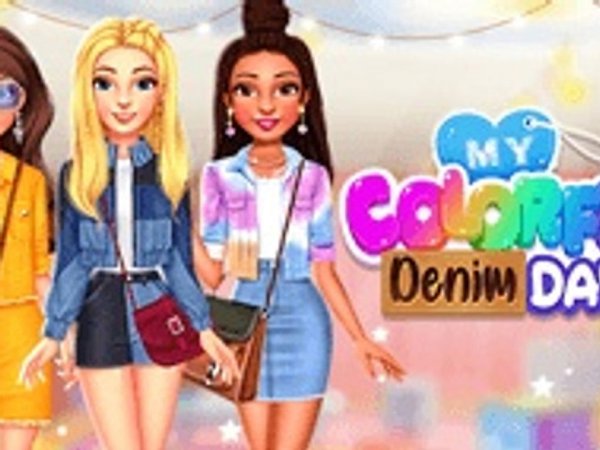 My Colorful Denim Days Dress Up Game Online Fashion Game