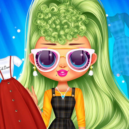 BFFs Pinafore Fashion Dress Up Game Online - Dress Up Game