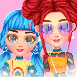 Bffs Rainbow Fashion Addict Online Dress Up Game