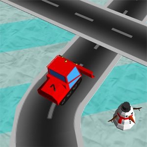 Traffic Run Christmas Online Game